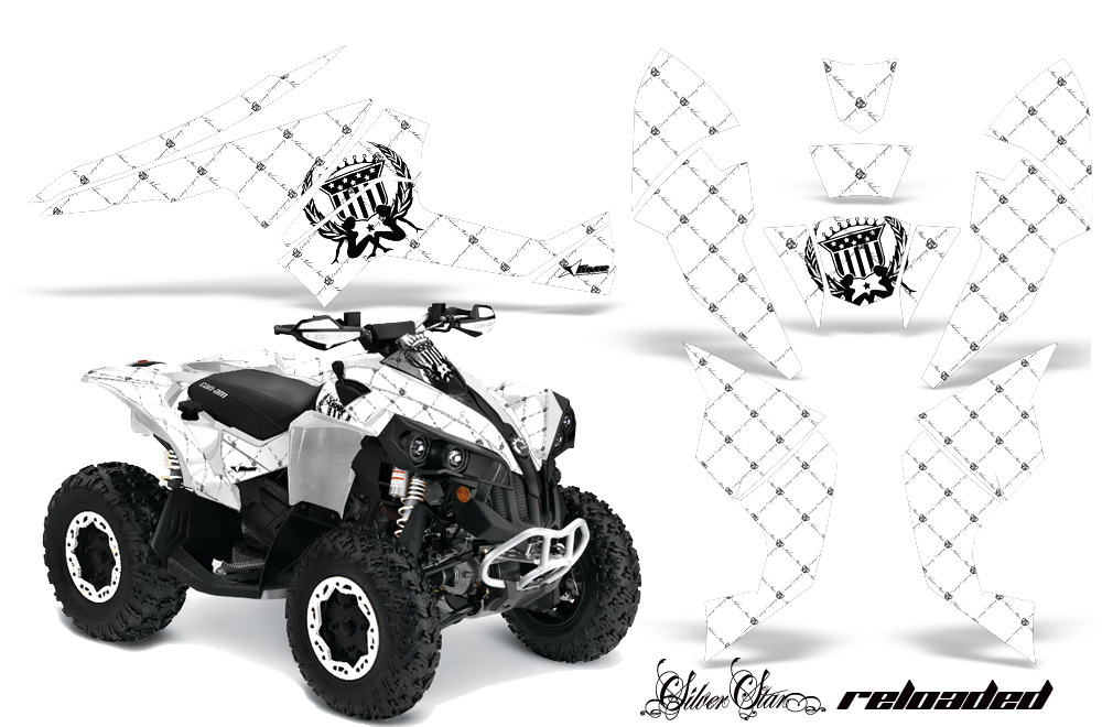 Can-Am Renegade 800 Graphics Kit SSR B W